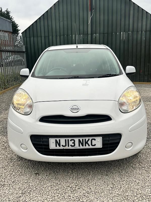 White Used 2013 Nissan Micra Visia Hatchback | £2,395 (Super price) - Image 1/4