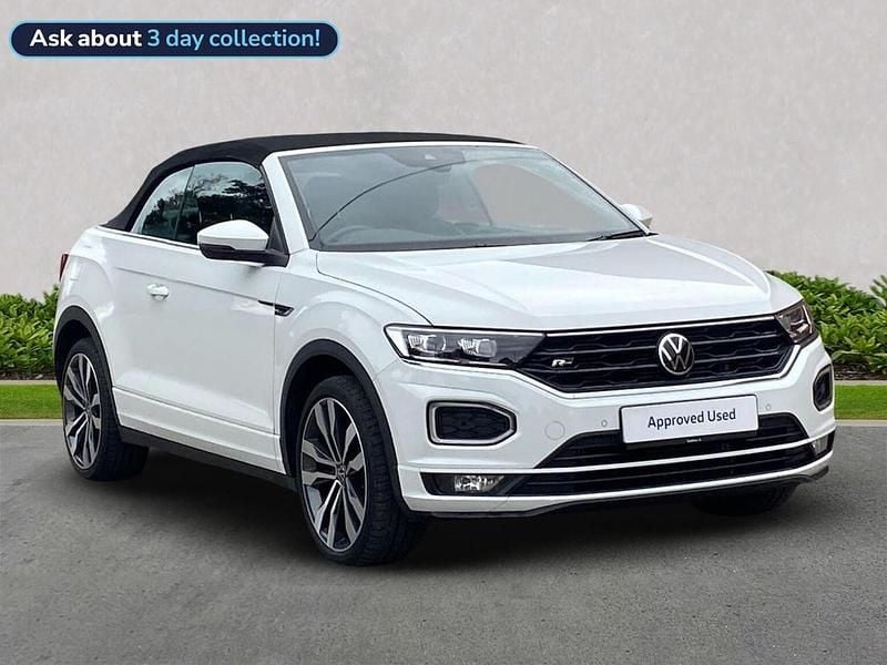 White Used 2022 VW T-Roc Cabriolet R-line Cabriolet | £21,815 (Fair price) - Image 1/4