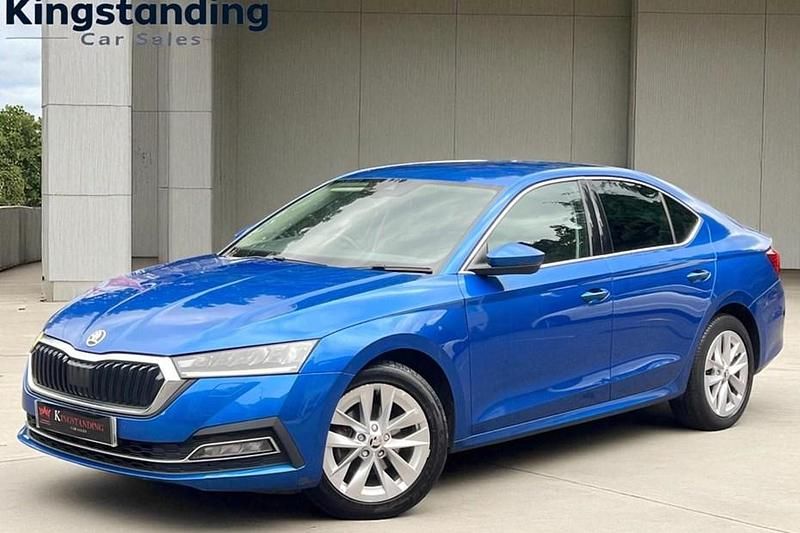 Used Skoda Octavia SE L 116 HP (85 kW) 2021 Blue Hatchback