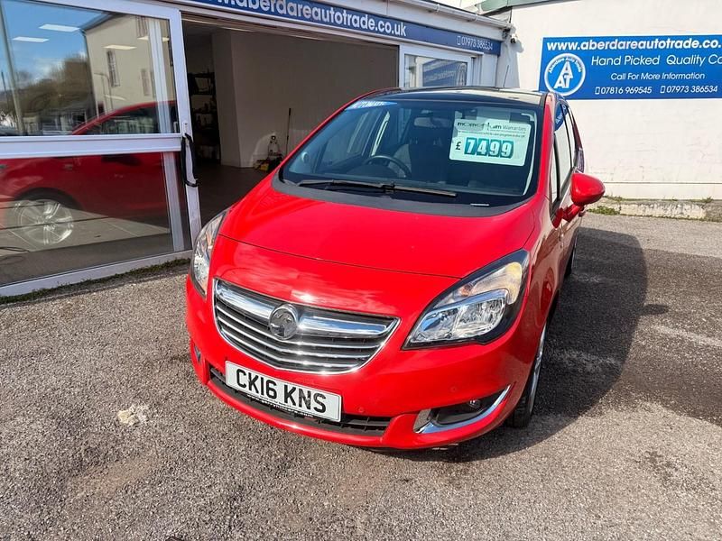 Used Vauxhall Meriva 120 HP (88 kW) 2016 Red MPV