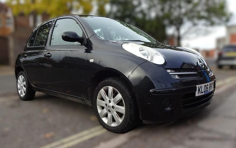 Used Nissan Micra 88 HP (64 kW) 2006 Black Hatchback