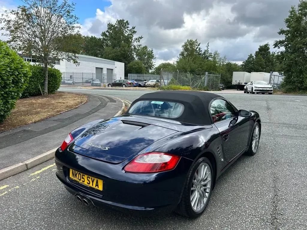 Used Porsche Boxster 280 HP (205 kW) 2005 Blue Cabriolet