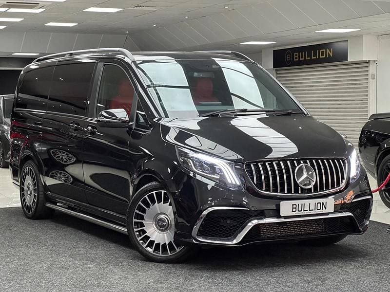 Black Used 2018 Mercedes V250 AMG line MPV | £44,990 - Image 1/4