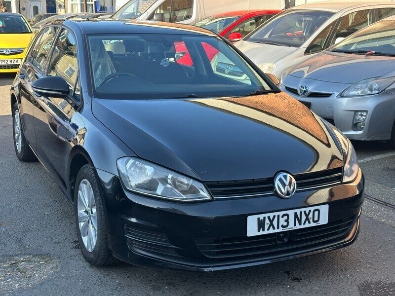Black Used 2013 VW Golf VII SE Hatchback | £6,650 (Fair price) - Image 1/4