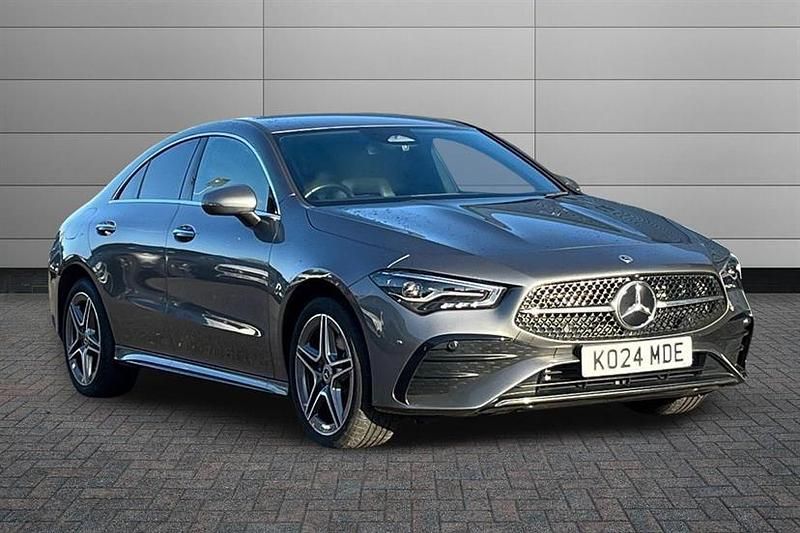 Mountain grey Used 2024 Mercedes CLA250e Executive Sedan | £26,990 (Good price) - Image 1/4