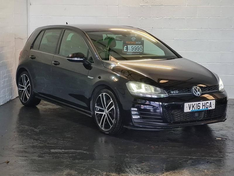 Black Used 2016 VW Golf VII GTD Hatchback | £9,995 (Fair price) - Image 1/4