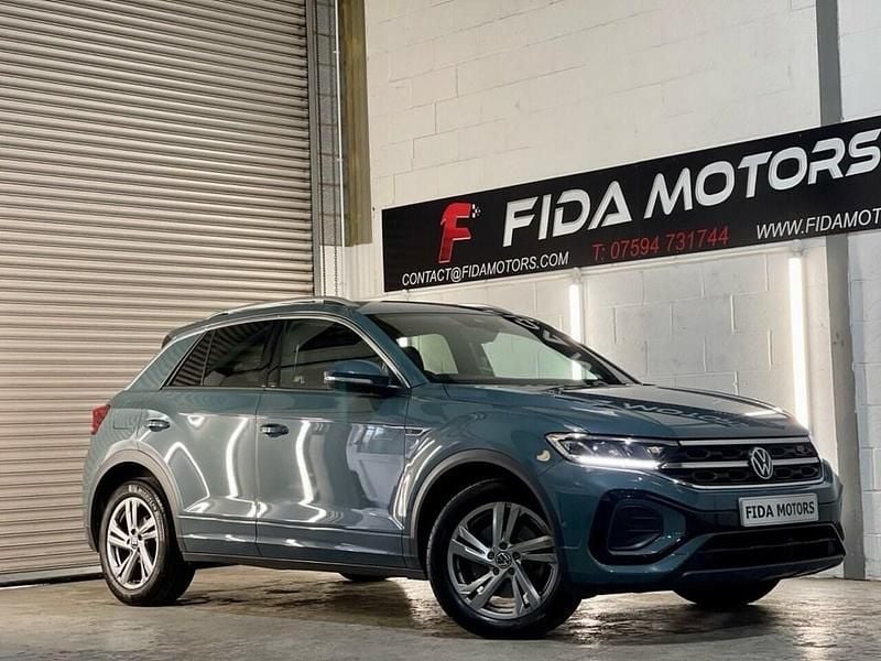 Blue Used 2022 VW T-Roc R-line SUV | £22,995 (Fair price) - Image 1/4