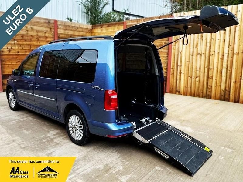 Blue Used 2018 VW Caddy Maxi Life Life MPV | £18,945 (Fair price) - Image 1/3