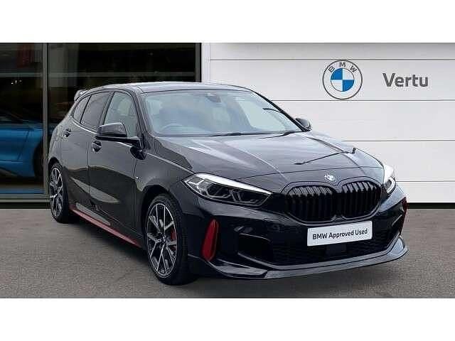 Black Used 2022 BMW 128 Shadowline Hatchback | £25,072 (Fair price) - Image 1/4