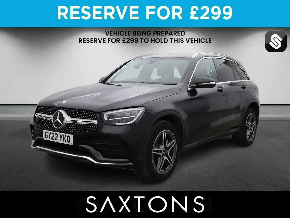 Used Mercedes GLC220 AMG line 194 HP (142 kW) 2022 Black SUV