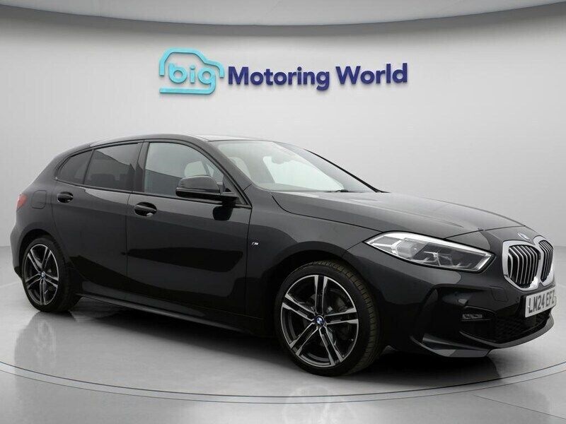 Black Used 2024 BMW 118 M Sport Hatchback | £22,400 (Good price) - Image 1/4