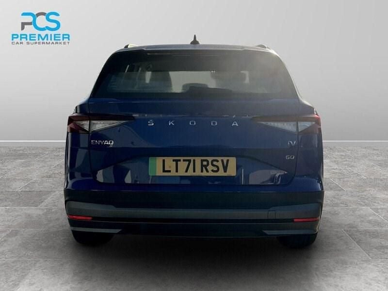 Used Skoda Enyaq iV ecoSuite 150 kW (204 HP) 2021 Blue SUV