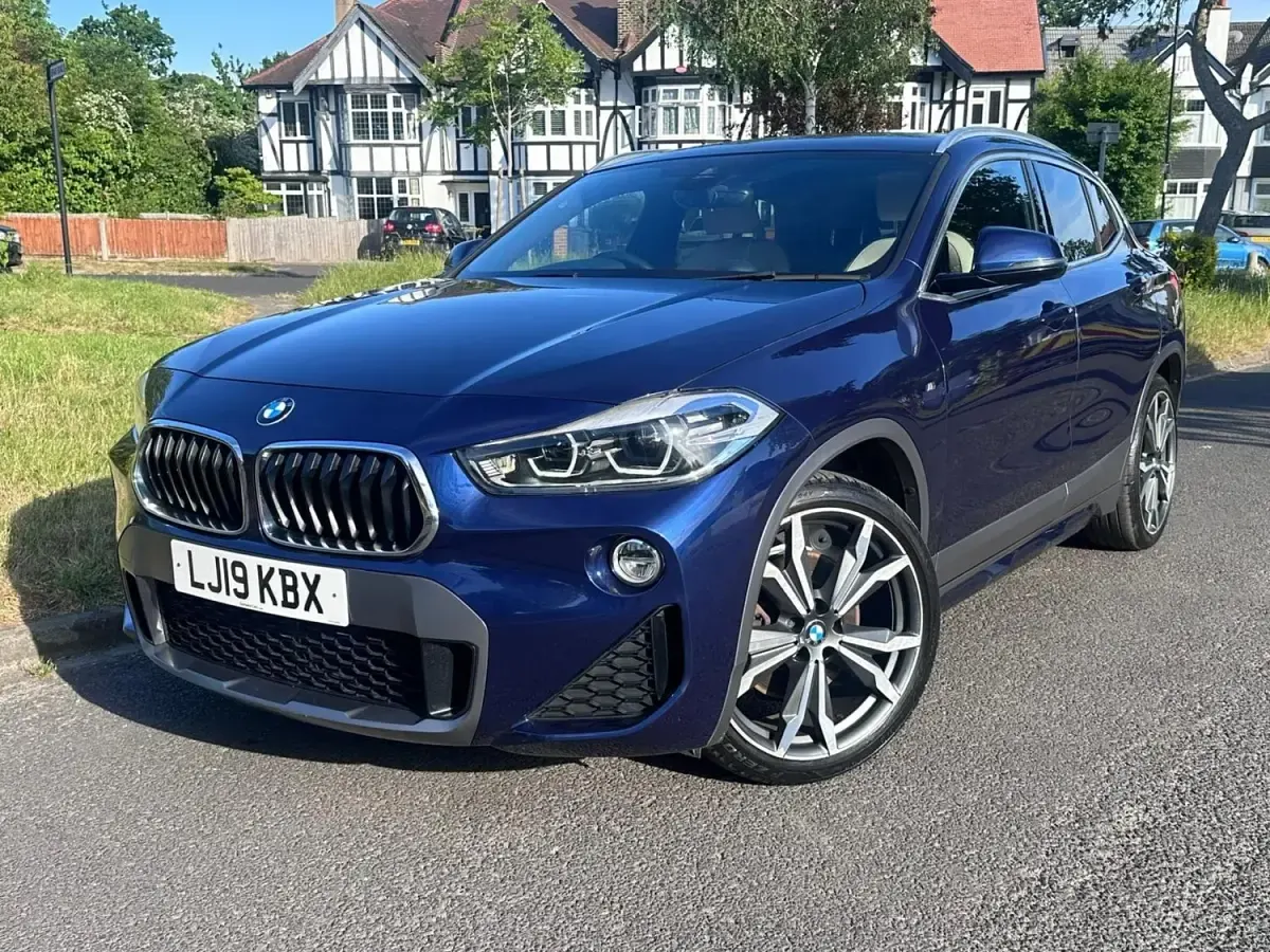 Begagnad BMW X2 M Sport 2019 Blå SUV