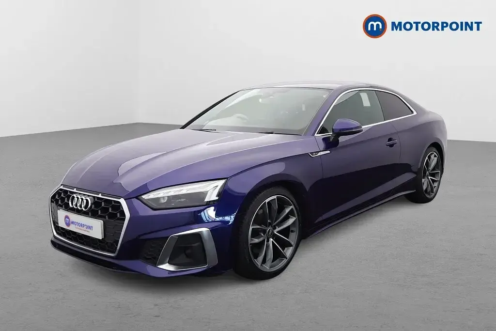 Used Audi A5 S-Line 2022 Blue Coupe
