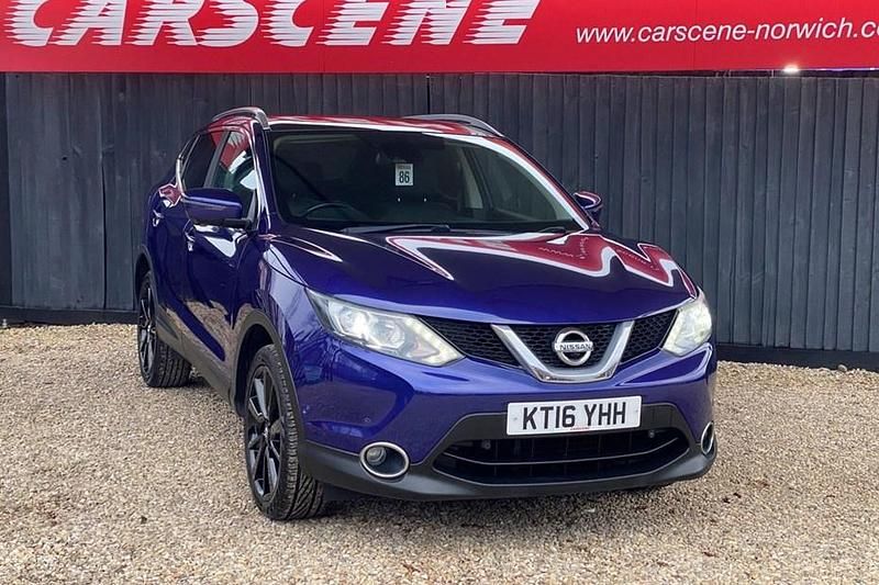 Blue Used 2016 Nissan Qashqai Tekna SUV | £7,499 (Good price) - Image 1/1