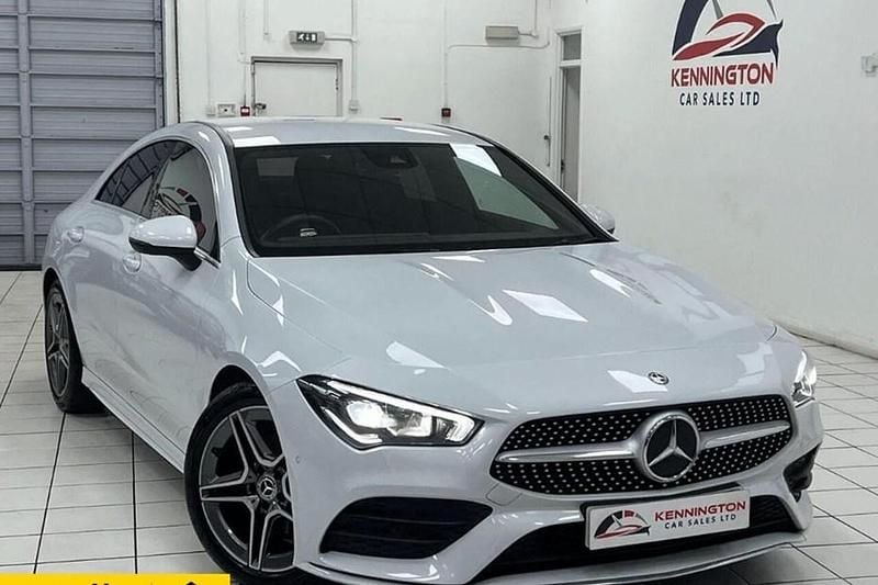Used Mercedes CLA180 AMG line 136 HP (100 kW) 2020 White Sedan