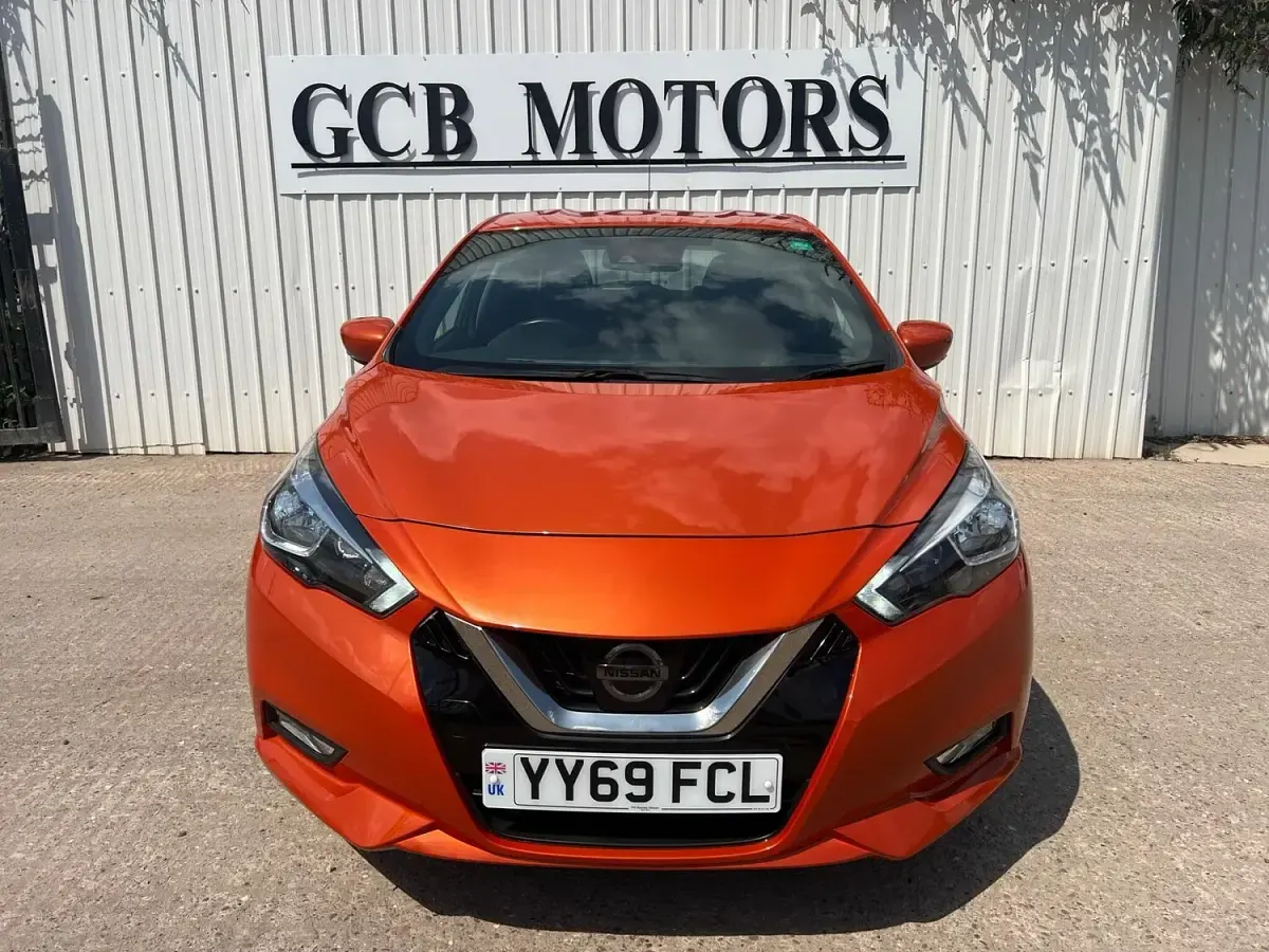 Used Nissan Micra Tekna 2020 Orange Hatchback