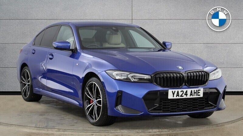 Blue Used 2024 BMW 330e M Sport Sedan | £37,500 (Fair price) - Image 1/4