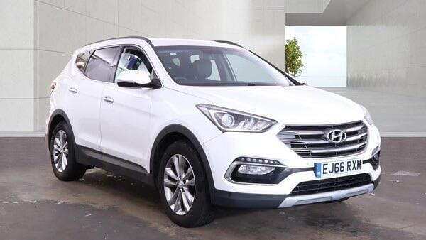 Used Hyundai Santa Fe Premium 2016 White SUV
