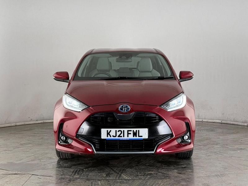 Used Toyota Yaris Hybrid 2021 Red Hatchback