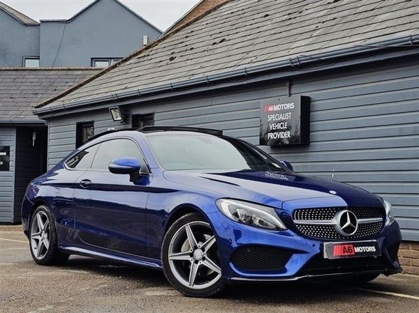 Blue Used 2016 Mercedes C220 AMG Line Premium Coupe | £15,989 (Expensive) - Image 1/1