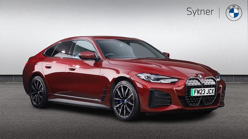 Red Used 2023 BMW i4 M Sport Sedan | £36,500 (Fair price) - Image 1/4