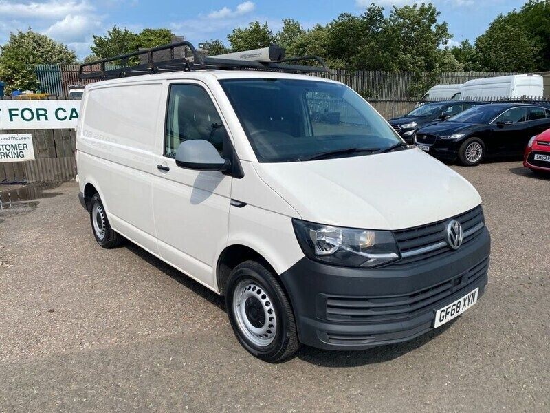 White Used 2018 VW T6 Startline Van | £9,995 - Image 1/4