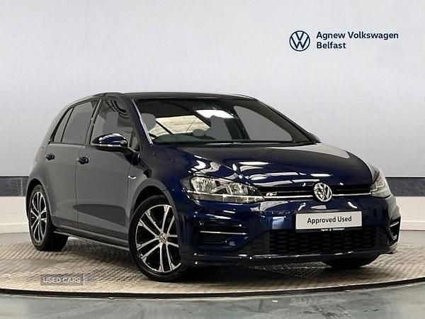 Used VW Golf VII R-line 150 HP (110 kW) 2018 Blue Hatchback