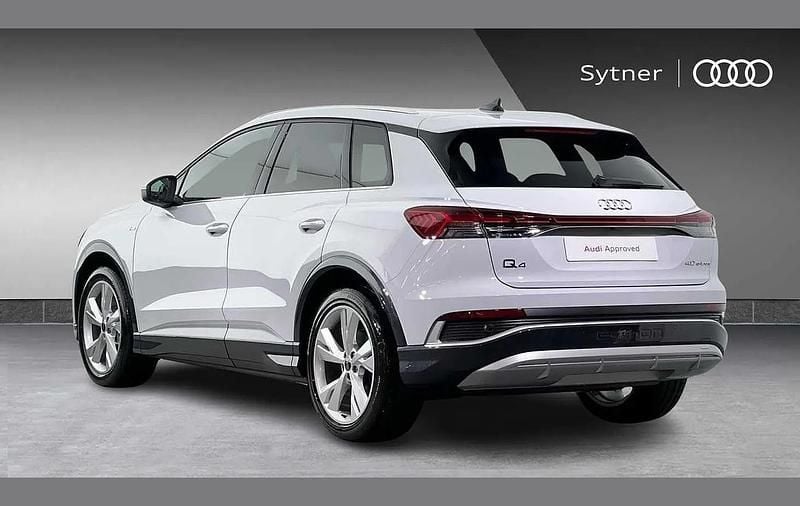 New Audi Q4 e-tron S-Line 150 kW (204 HP) 2026 White SUV