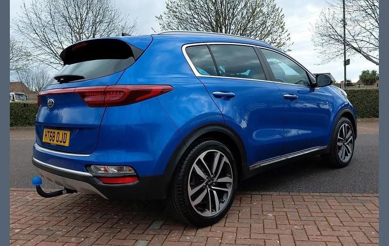 Used Kia Sportage 136 HP (100 kW) 2019 Blue SUV