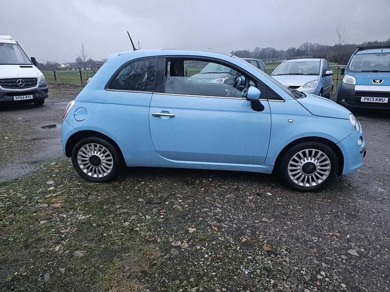 Używany Fiat 500 Lounge 69 KM (50 kW) 2014 Niebieski Hatchback