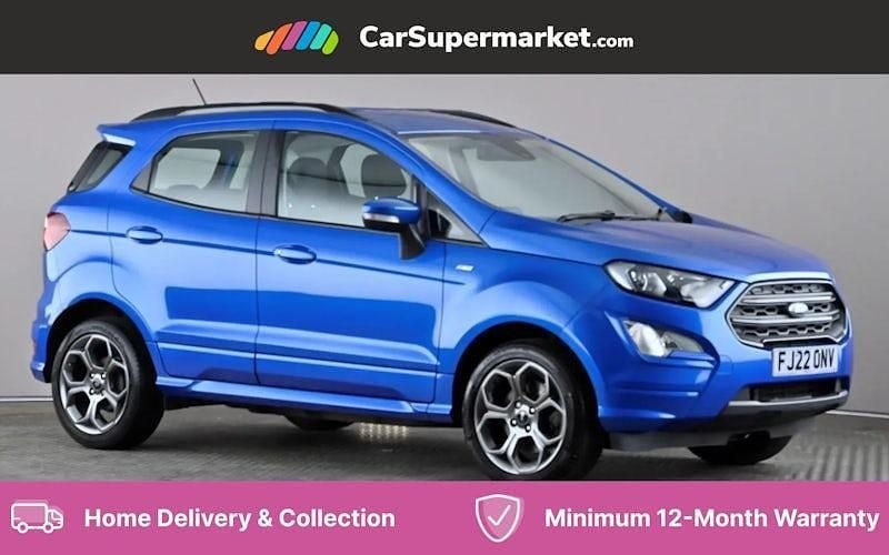 Blue Used 2022 Ford Ecosport ST-Line SUV | £12,197 (Fair price) - Image 1/4