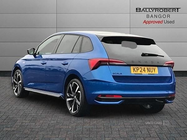 Used Skoda Scala Monte Carlo 114 HP (83 kW) 2024 Blue Hatchback