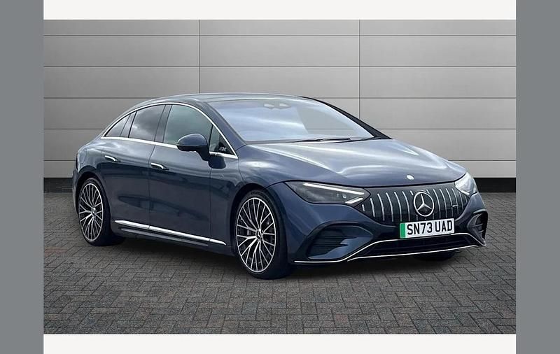 Used Mercedes EQE AMG 53 459 kW (625 HP) 2023 Sodalite blue Sedan