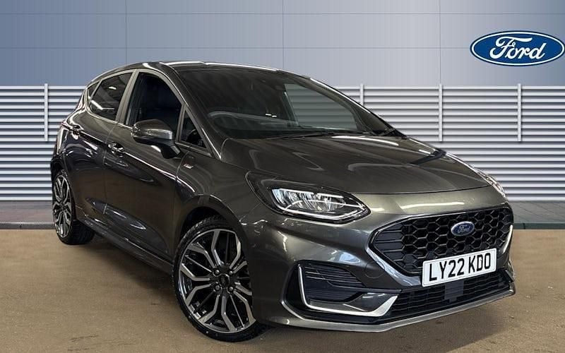 Grey Used 2022 Ford Fiesta ST-Line Hatchback | £12,579 (Fair price) - Image 1/4