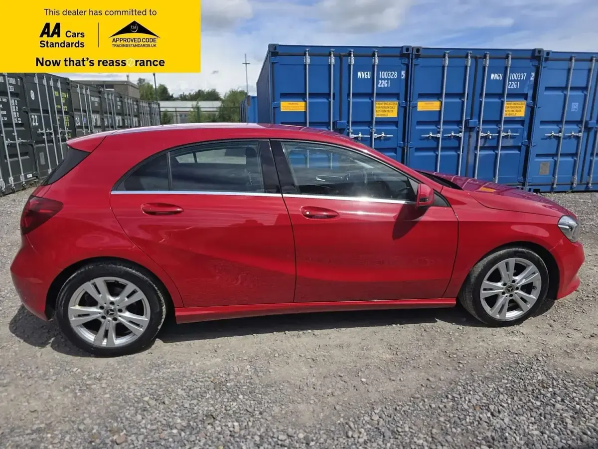 Used Mercedes A180 Premium 109 HP (80 kW) 2017 Red Hatchback