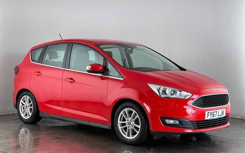 Red Used 2017 Ford C-MAX Zetec MPV | £6,200 (Fair price) - Image 1/3