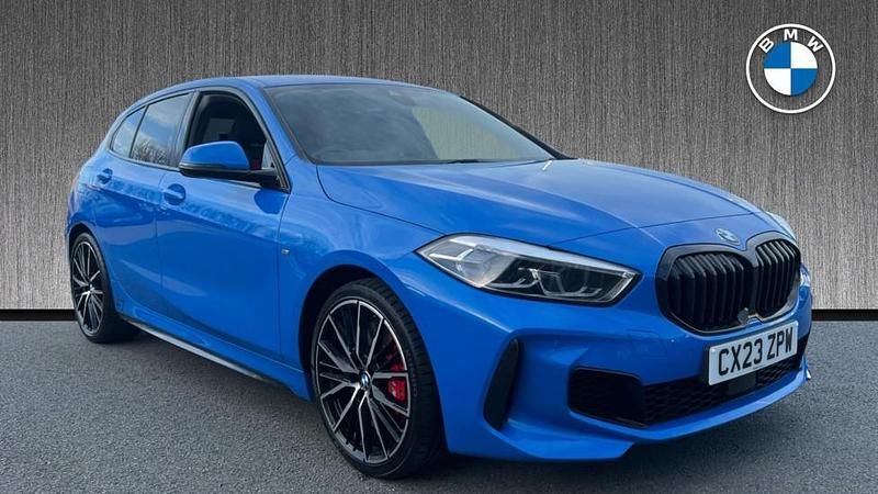 Used BMW 128 Shadowline 261 HP (191 kW) 2023 Blue Hatchback