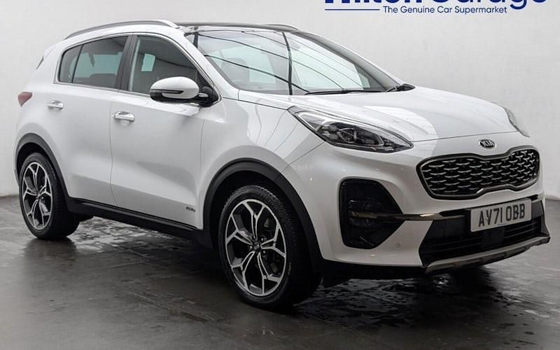 Used Kia Sportage GT-Line S 136 HP (100 kW) 2021 White SUV