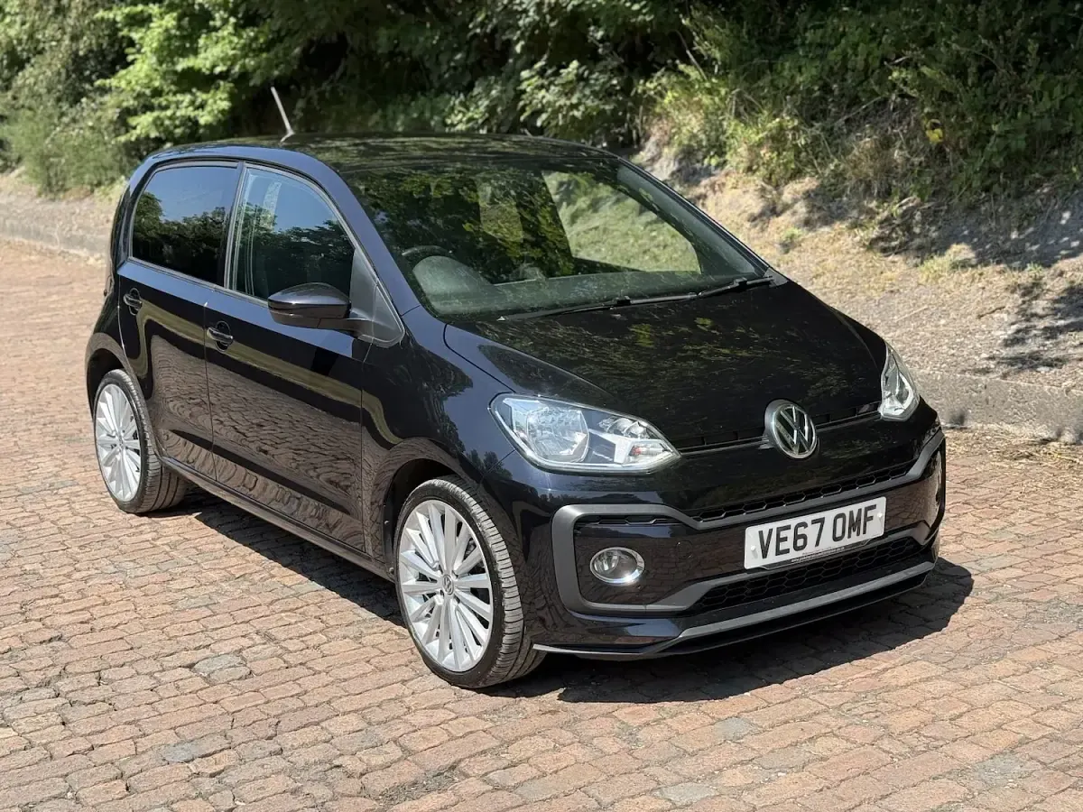 Used VW up! high up! 90 HP (66 kW) 2017 Black Hatchback
