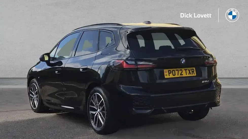 Used BMW 218 Active Tourer M Sport 150 HP (110 kW) 2022 Black MPV