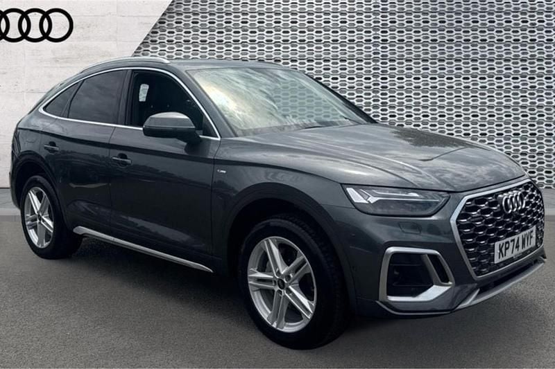 Grey Used 2024 Audi Q5 Sportback S-Line SUV | £40,532 (Fair price) - Image 1/4