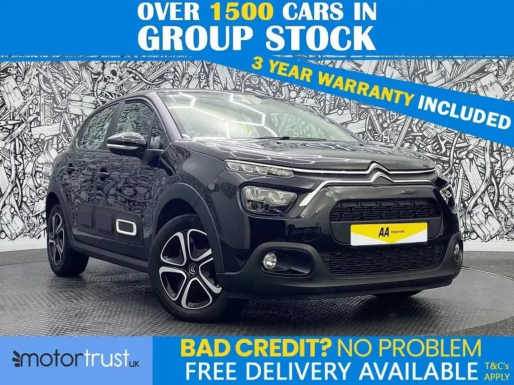 Usado Citroën C3 PureTech 83 CV (61 kW) 2022 Negro Utilitario