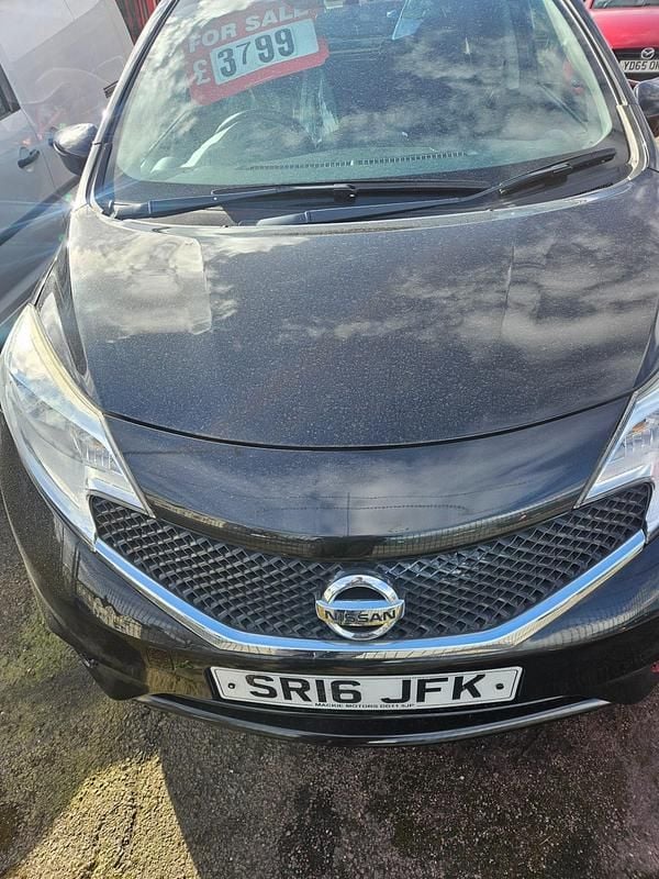 Used Nissan Note Acenta 2016 Black Hatchback