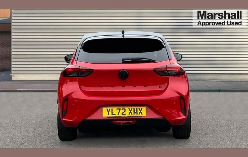 Used Vauxhall Corsa-e Edition 100 kW (136 HP) 2022 Red Hatchback