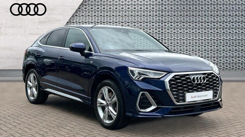 Blue Used 2022 Audi Q3 S-Line SUV | £29,319 (A bit pricey) - Image 1/4