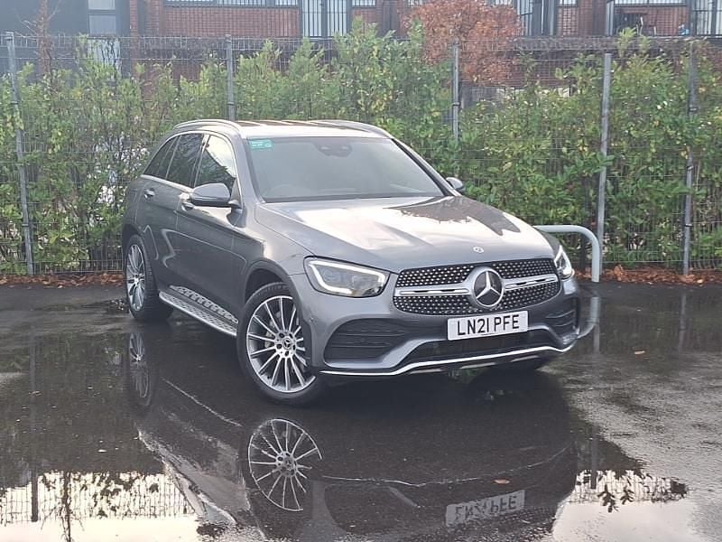 Grey Used 2021 Mercedes GLC300 AMG Line Premium SUV | £30,998 (Fair price) - Image 1/4