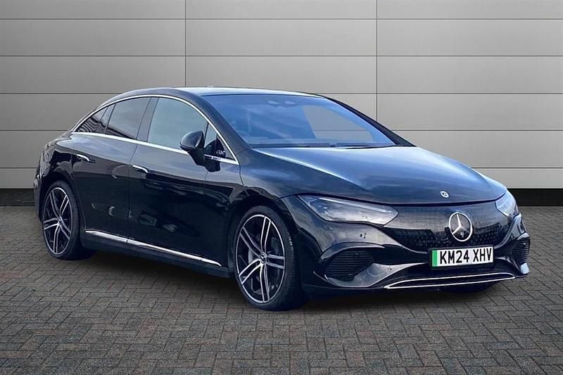 Obsidian black Used 2024 Mercedes EQE300 Exclusive Luxury Sedan | £43,990 (Good price) - Image 1/4