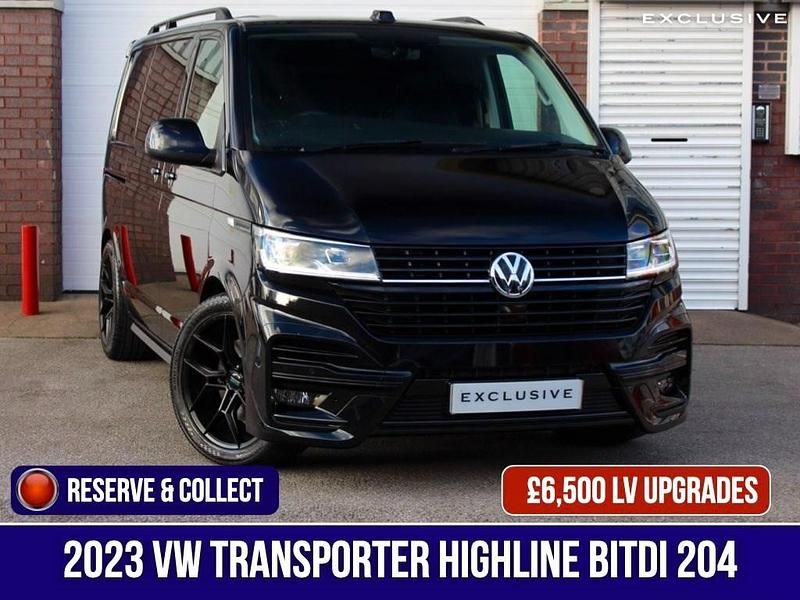 Used VW Transporter Highline 204 HP (150 kW) 2023 Black Van