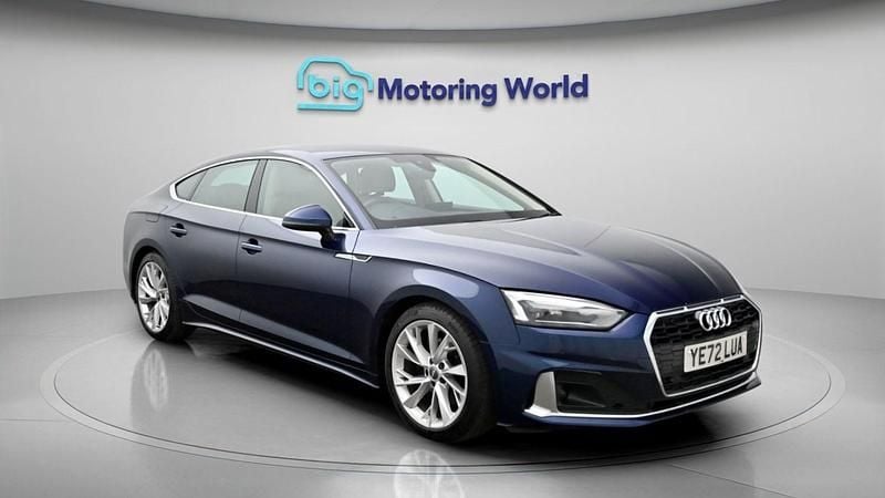 Used Audi A5 Sportback Sport 2022 Blue Hatchback